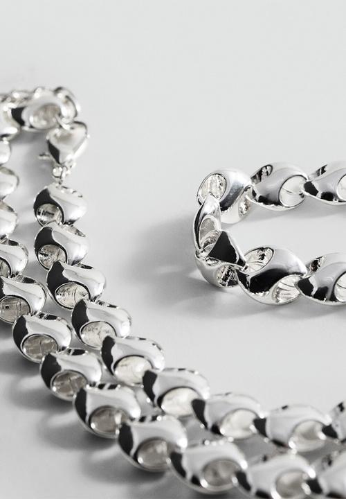 MANGO - Eddie necklace - silver