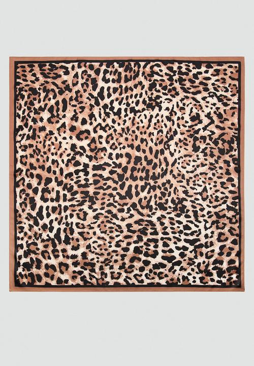MANGO - Leona neckerchief - brown