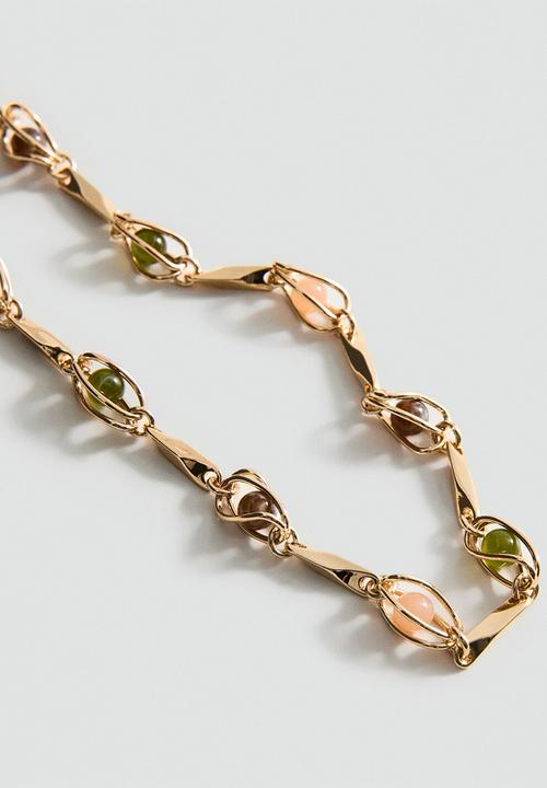 MANGO - Finna necklace - gold