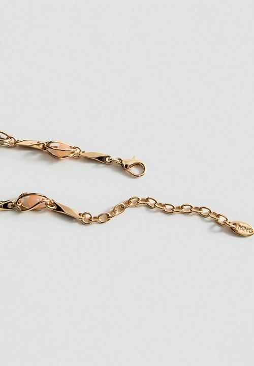 MANGO - Finna necklace - gold