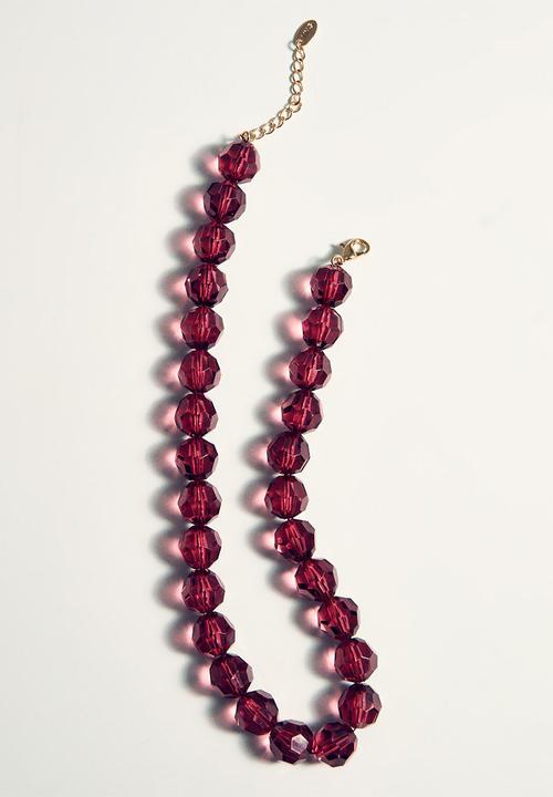 MANGO - Felicia necklace - light pink
