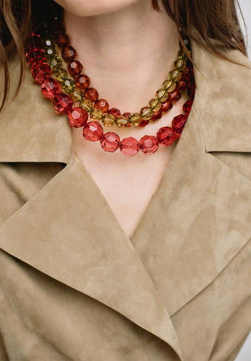 MANGO - Felicia necklace - light pink