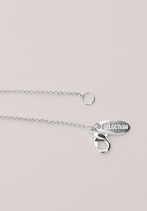 MANGO - Bottle necklace - silver