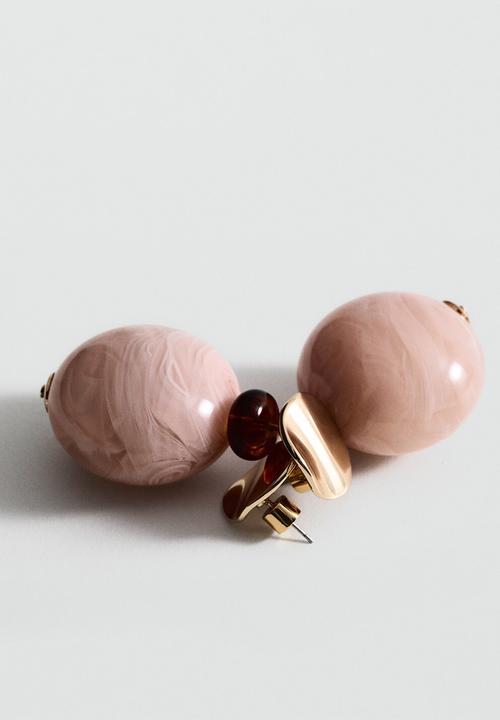 MANGO - Estela earrings - light pink