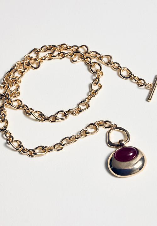 MANGO - Eleonora necklace - gold