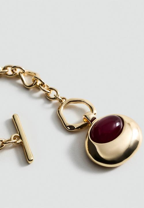 MANGO - Eleonora necklace - gold