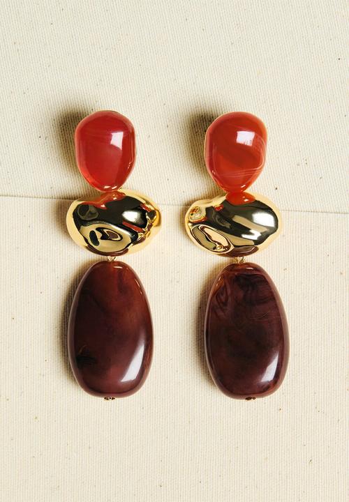 MANGO - Estrella earrings - gold