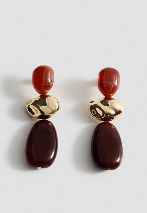 MANGO - Estrella earrings - gold