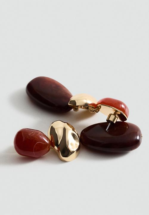 MANGO - Estrella earrings - gold