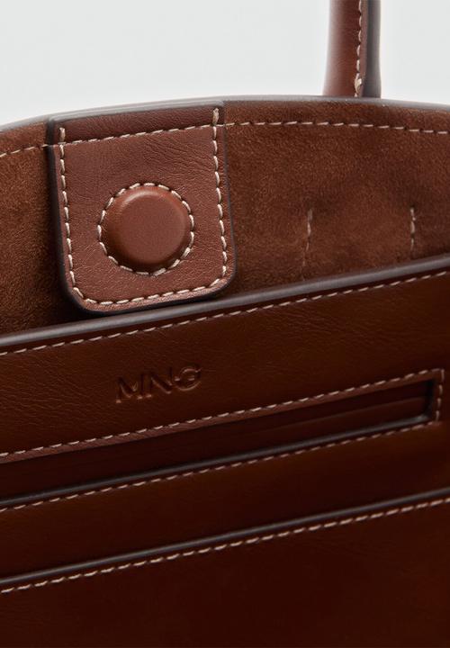 MANGO - Capi crossbody bag - medium brown