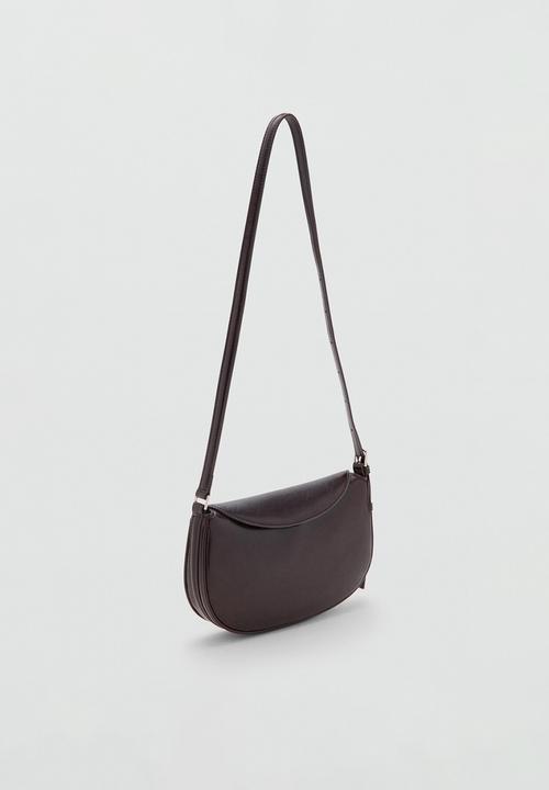 MANGO - Fortuna crossbody bag - dark brown