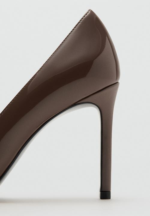 MANGO - Audreybe stiletto court heel - dark brown