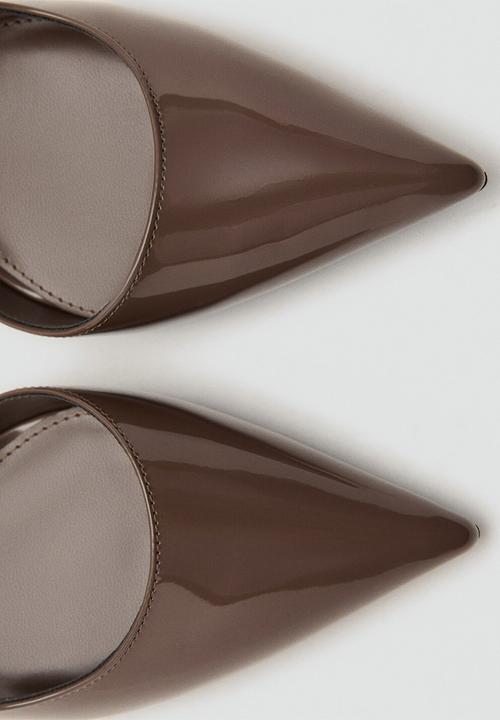 MANGO - Audreybe stiletto court heel - dark brown