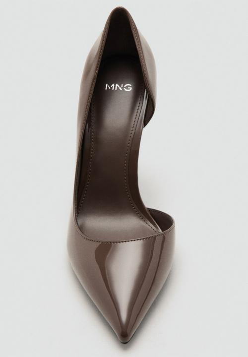 MANGO - Audreybe stiletto court heel - dark brown