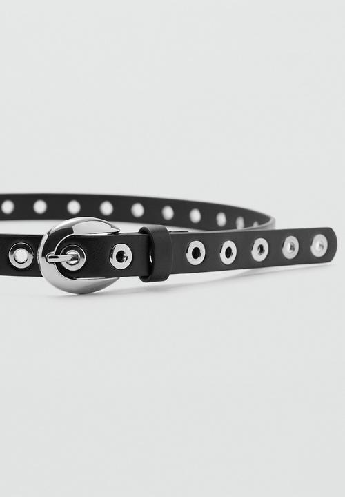MANGO - Eyes belt - black