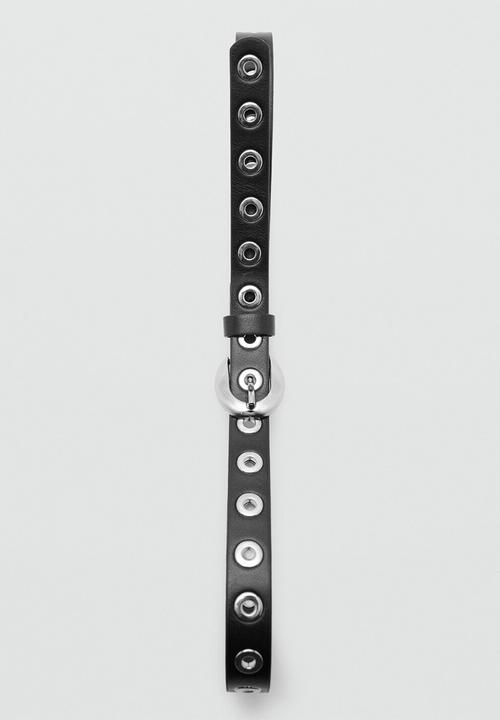MANGO - Eyes belt - black
