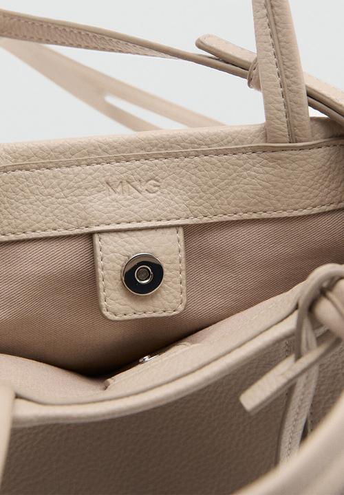 MANGO - Gracia tote bag - natural