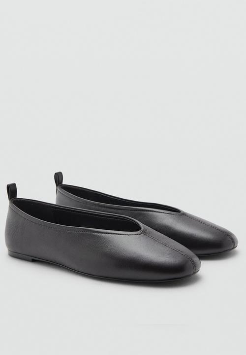 MANGO - Pulsa leather pump - dark brown