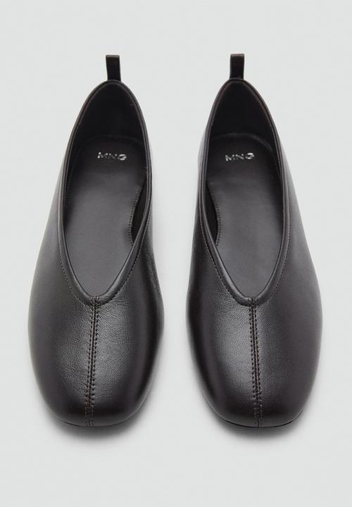 MANGO - Pulsa leather pump - dark brown