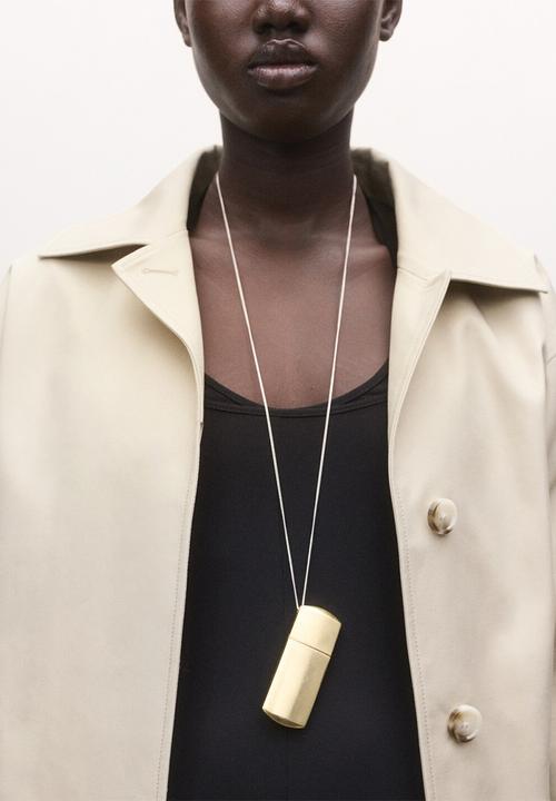 MANGO - Light necklace - silver/gold