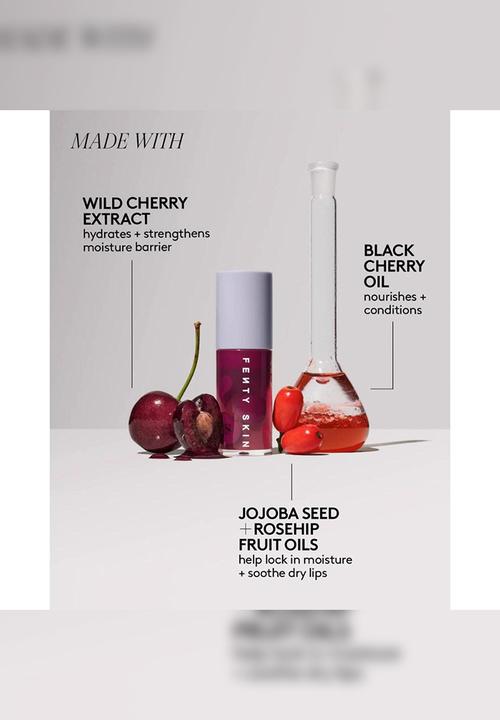 Fenty Beauty - Treatz Hydrating + Strengthening Lip Oil - Black Cherry