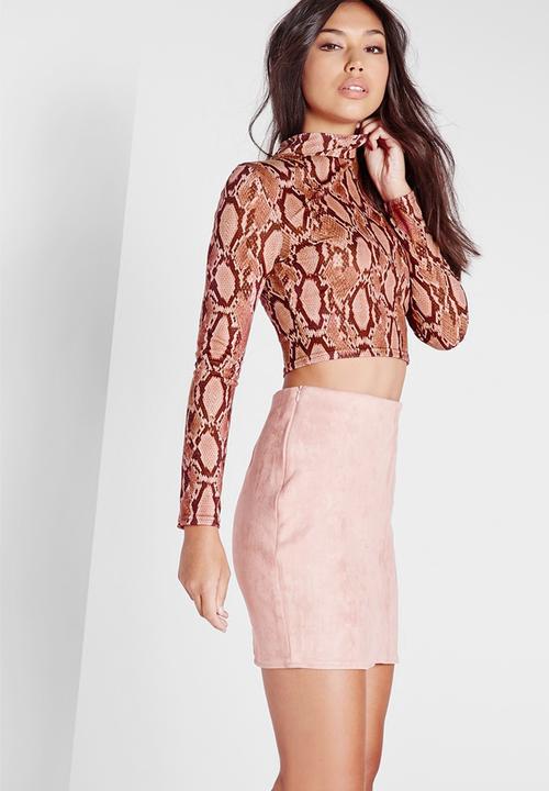 Missguided - Turtle neck crop top