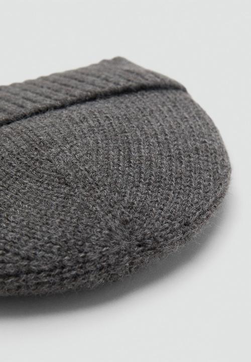 MANGO - Beanie CRAIG - Gray