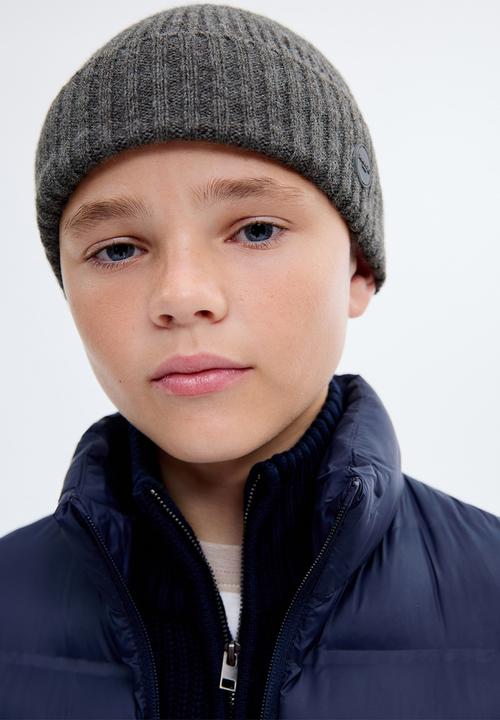 MANGO - Beanie CRAIG - Gray