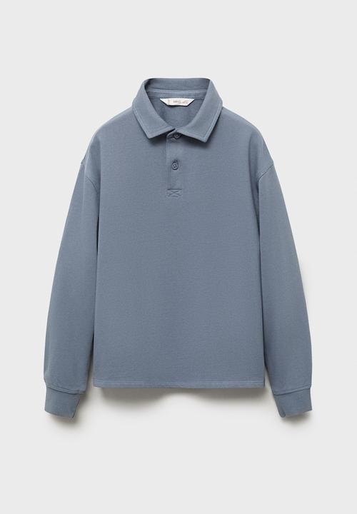 MANGO - Sweatshirt polosw - medium blue