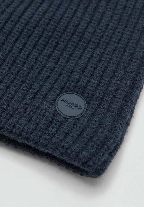 MANGO - Knit scarf - Navy