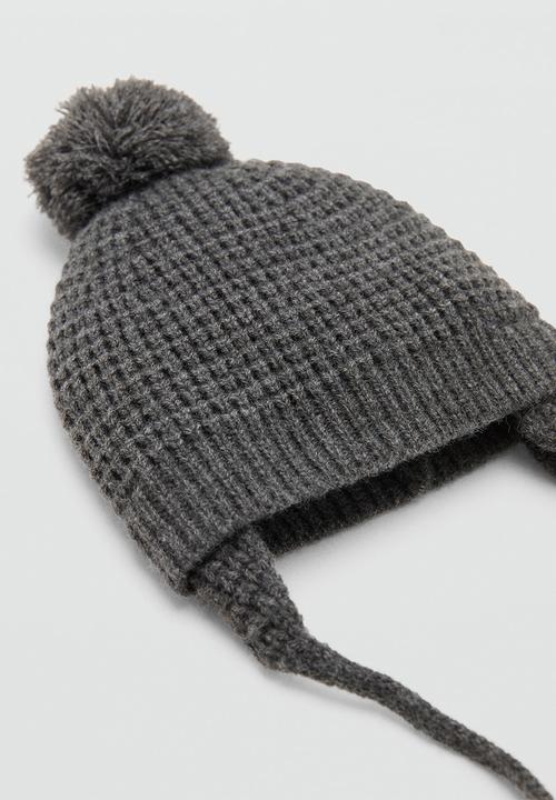 MANGO - Beanie IRON - Charcoal