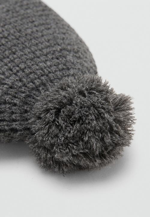MANGO - Beanie IRON - Charcoal