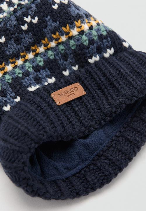 MANGO - Beanie WINTER - Navy