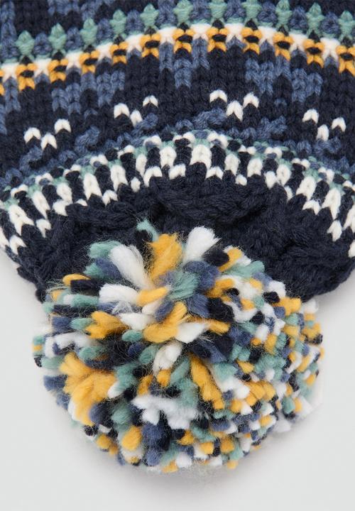 MANGO - Beanie WINTER - Navy