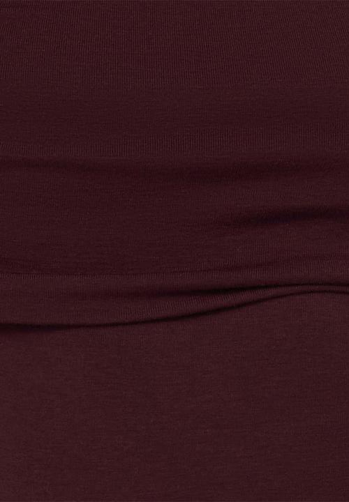 Forever New - Kyla long sleeve wool blend bardot top in sweet crimson