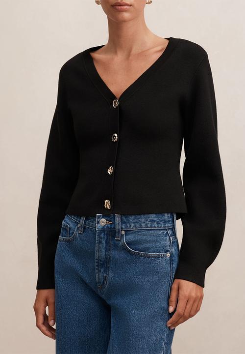 Forever New - Arianna sculpted cardigan in black