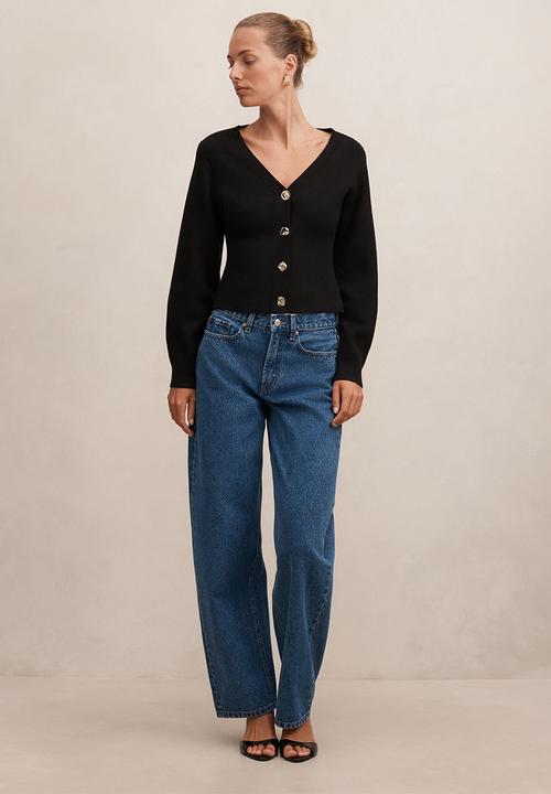 Forever New - Arianna sculpted cardigan in black