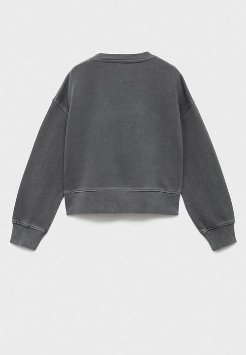 MANGO - Sweatshirt nyset - charcoal