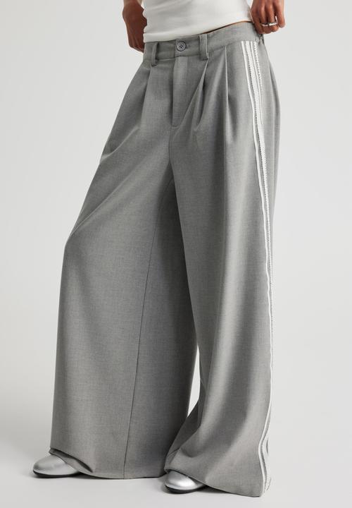 Jumbo Dress Pant - Heather Grey