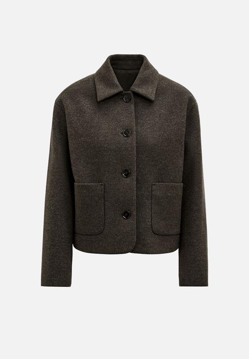 Forever New - Luna patch pocket jacket in pine green