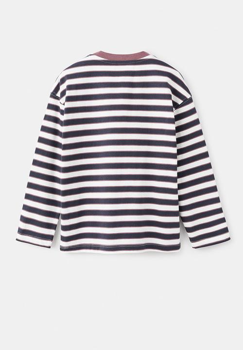 MANGO - T-Shirt LEE - Dark Red
