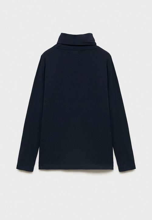 MANGO - T-shirt turbo - navy