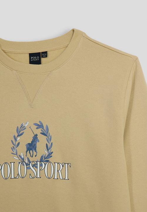 POLO - Harlow printed sport sweater - stone
