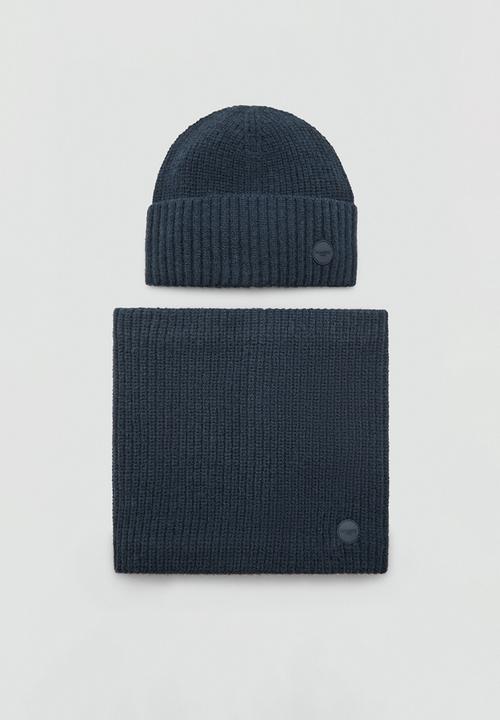 MANGO - Beanie CRAIGN - Navy