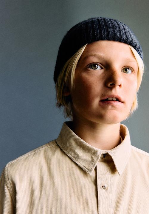 MANGO - Beanie CRAIGN - Navy