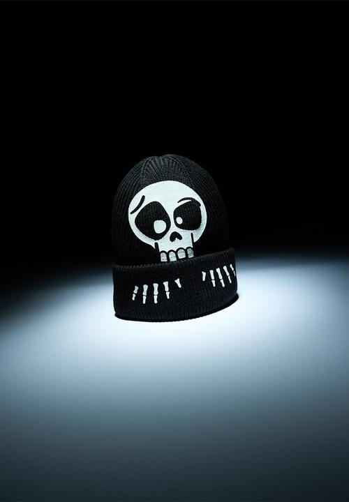MANGO - Beanie BONE - black