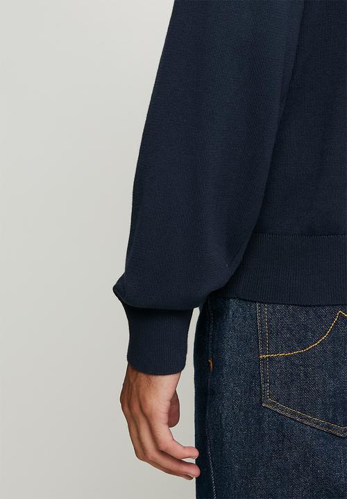 Calvin Klein - Long sleeve Ez Cotton Crewnk Sweater 12Gg - Dark Sapphire