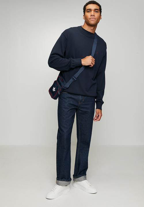 Calvin Klein - Long sleeve Ez Cotton Crewnk Sweater 12Gg - Dark Sapphire
