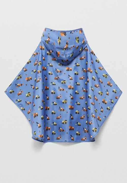 MANGO - Raincoat escavax - medium blue