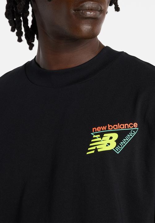 New Balance  - NB Athletics Neon Heat Map Tee - Black